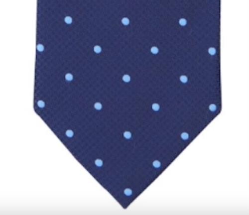 Club Room Men's Delevan Dot Blue Tie Necktie New 3" $55 1CRC23-3002 - Picture 1 of 3