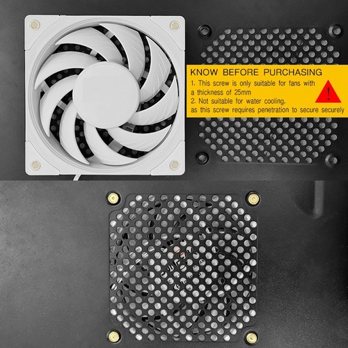 20 StüCk Exquisite Schraube für 80 Mm, 90 Mm, 120 Mm, 140 mm Computer PC Ga6053 - Afbeelding 5 van 8