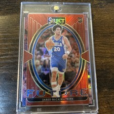 2024-25 Panini Select #5 Jared McCain Select Future Red Prizms #/99