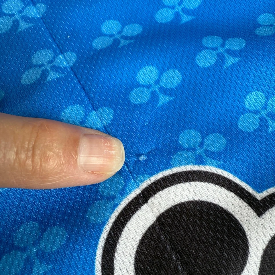 Camiseta deportiva de ciclismo Pearl Izumi Colnago para hombre XL Italia 3 bolsillos 3/4 cremallera azul amarillo Foto 4 de 4