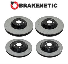 Frontrear Brakenetic Premium Cross Drilled Brake Disc Rotors 50.35154.22