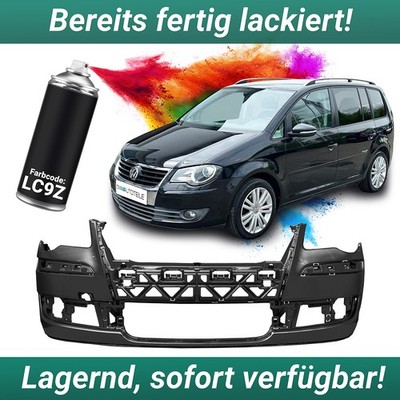 Lackiert LC9Z Black Magic Pearl Stoßstange vorne für VW Touran 1T ab 2006-2010