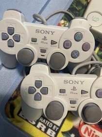 Sony Playstation PS One PS1 Console SCPH-101 w/ 2 Controllers & Games