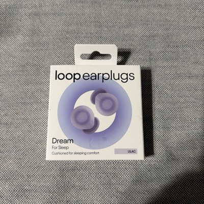 Loop Earplugs - Dream for Sleep (Lilac), Cushioned For Comfort, Napping Snoring