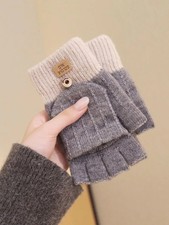 2026 New Autumn And Winter Knitted Men And Women Gloves Outdoor Windproof Warmth