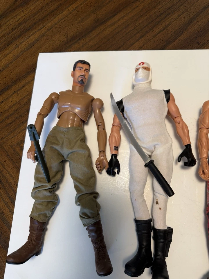 Lot Of 4 GI JOE LIKE ACTION FIGURE 12" 1996-1999 Hasbro Mattel - Image 2 of 4