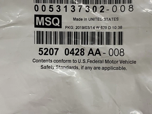 Dodge Ram 1500 2002-20 tapa diferencial trasero enchufe OEM 52070428AA Foto 4 de 4