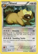 Bibarel - 107/124 - Uncommon (Near Mint) Dragons Exalted - Colorless Pokémon