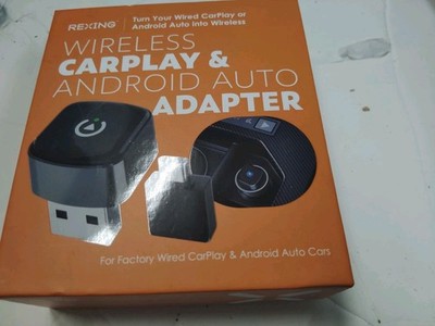 Rexing - CPW-52 Wireless CarPlay & Android Auto Adapter For iPhone iOS 10+