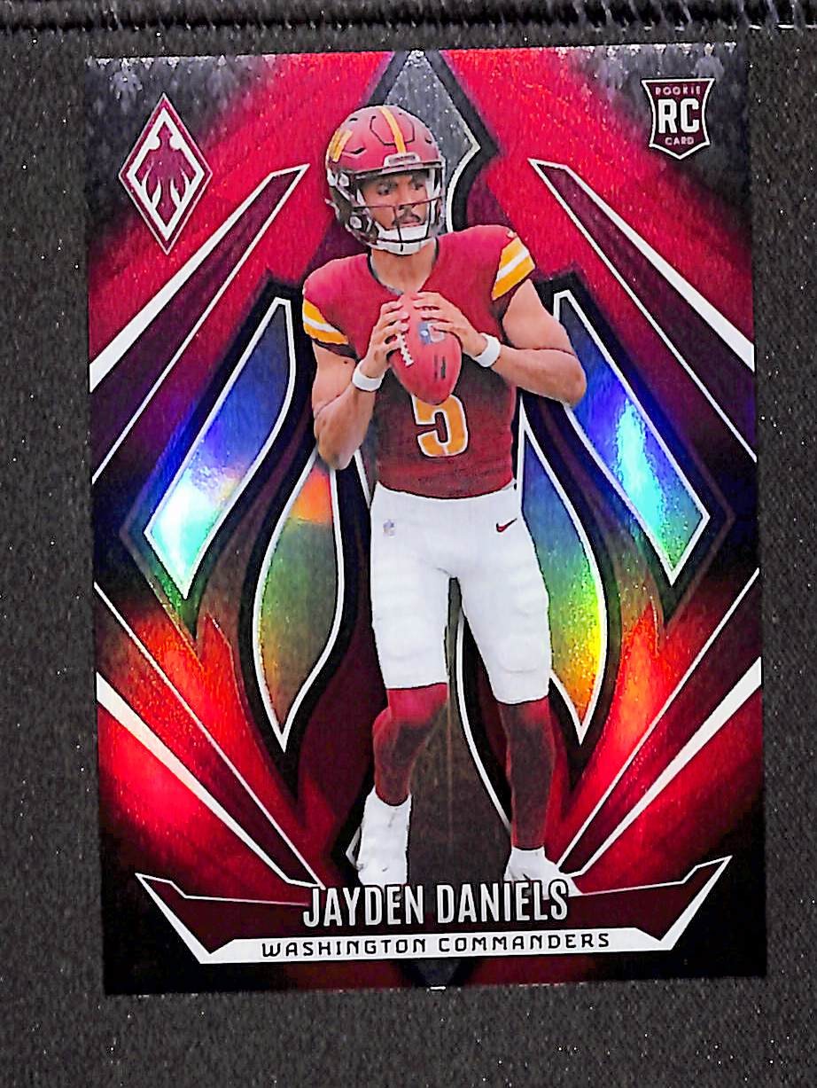 Jayden Daniels 2024 Panini Phoenix Football Red Fade #198 /299