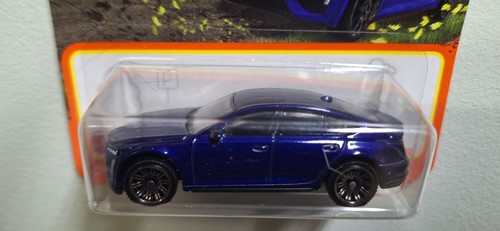 2024 Matchox 2021 Cadillac CT5-V Metallic Blue 37/100 Short Card New - Picture 3 of 3
