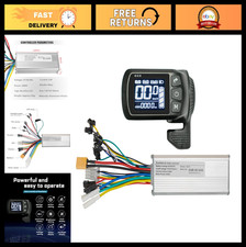 500W 25A Ebike Controller Kit - 24V/36V/48V Brushless Motor & LCD Display