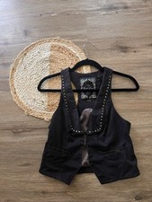 GUESS JEANS Y2K Studded Womens Vest SEE MEASUREMENTS FOR SIZE