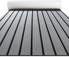 EVA Foam Boat Flooring, Faux Teak Marine Boat Decking Sheet with Self-Adhesive D