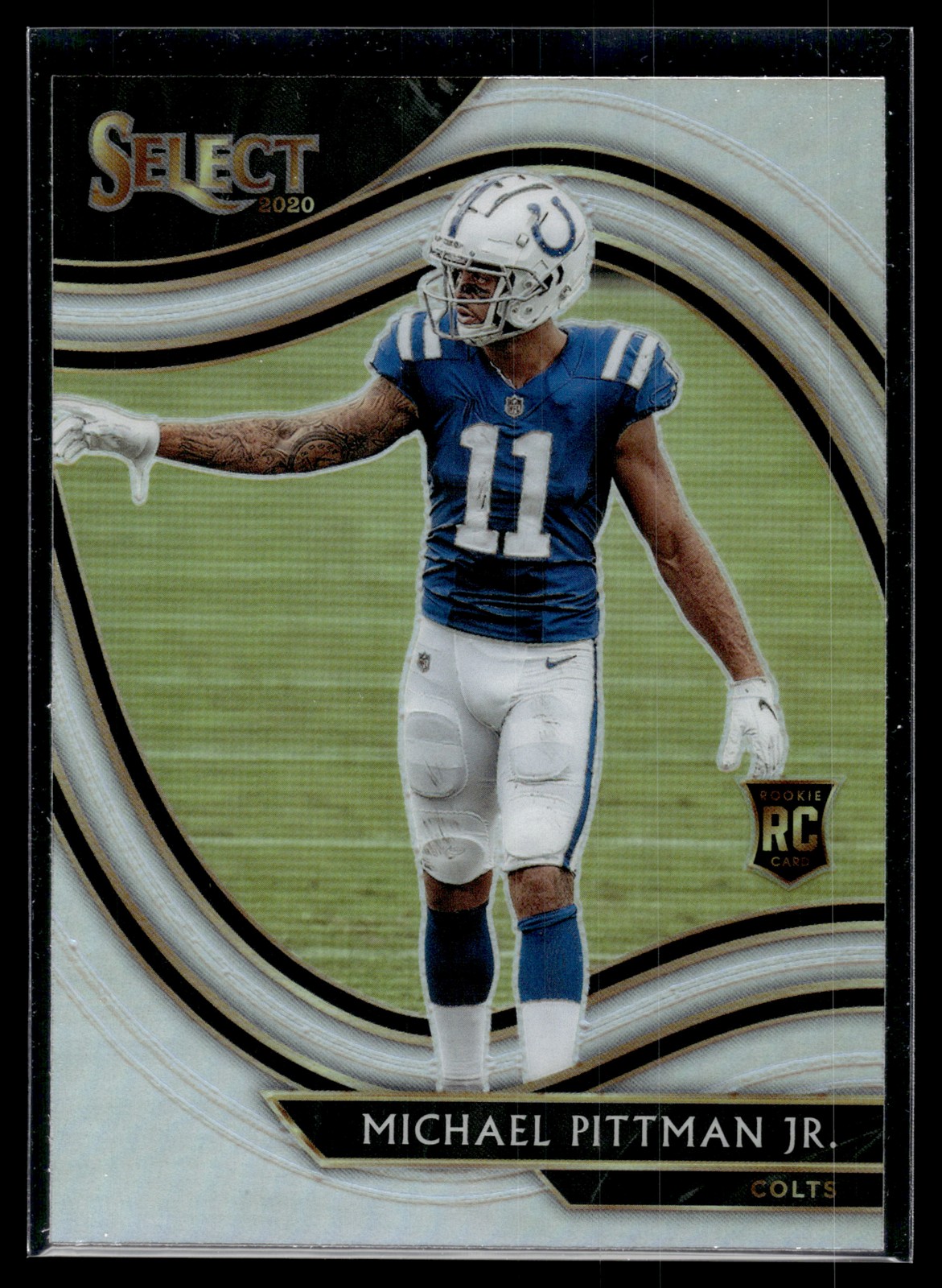 Michael Pittman Jr. 2020 Panini Select Silver Prizm Rookie A Card #362