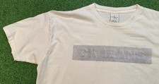 Vintage 90s Calvin Klein Jeans T-Shirt Mens Large White Marty McFly Back Future