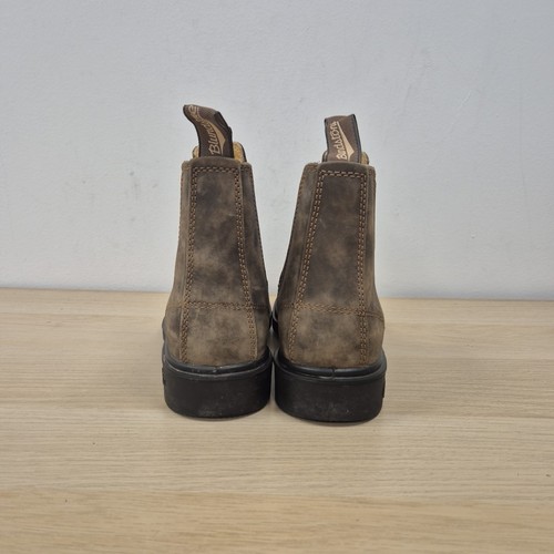 Blundstone BL 585 Boots Dealer Rustic Brown Leather Country Chelsea Boots Uk 7.5 - 第 7/12 張圖片