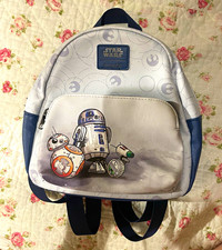 Loungefly Star Wars R2-D2 BB-8 Mini Faux Leat...