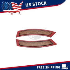 63147162313 Front Bumper Reflectors L+R Amber For 2007-2013 BMW E92 E93 3 Series