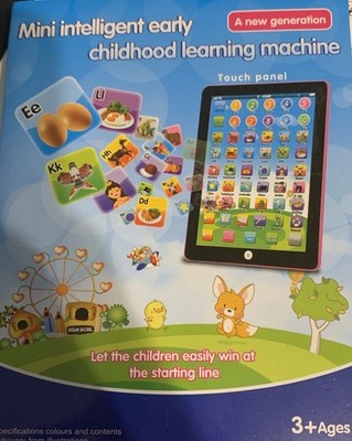 Blue Mini Intelligent Early Childhood Learning Machine Toy For  Kids Age 3+