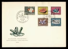 DR WHO 1959 SWITZERLAND FDC PRO PATRIA SEMI POST MINERAL COMBO M77150
