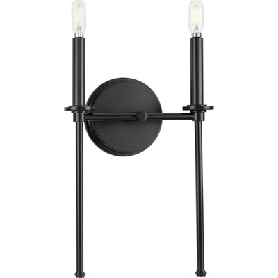 Progress Lighting P710107 Elara 2 Light 17'' Tall Wall Sconce - Black