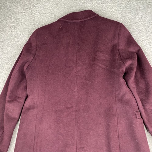 Lauren Ralph Lauren Reefer Pea Mantel Damen Größe 6 Rot Wolle Knopfleiste - Bild 6 von 16