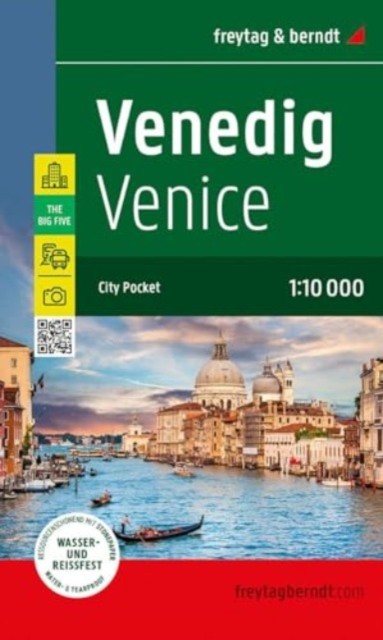 Venice, City Plan 1:10.000, City Pocket + The Big Five by Freytag-Berndt