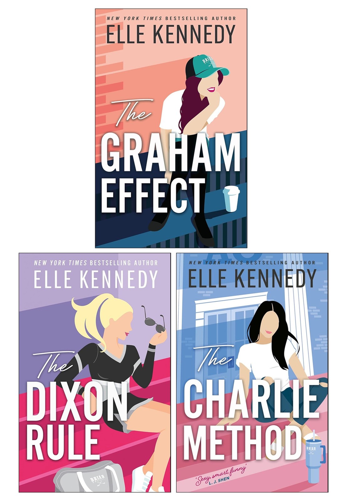 Campus Diaries Series By Elle Kennedy 3 Books Collection Set- Fiction- Paperback