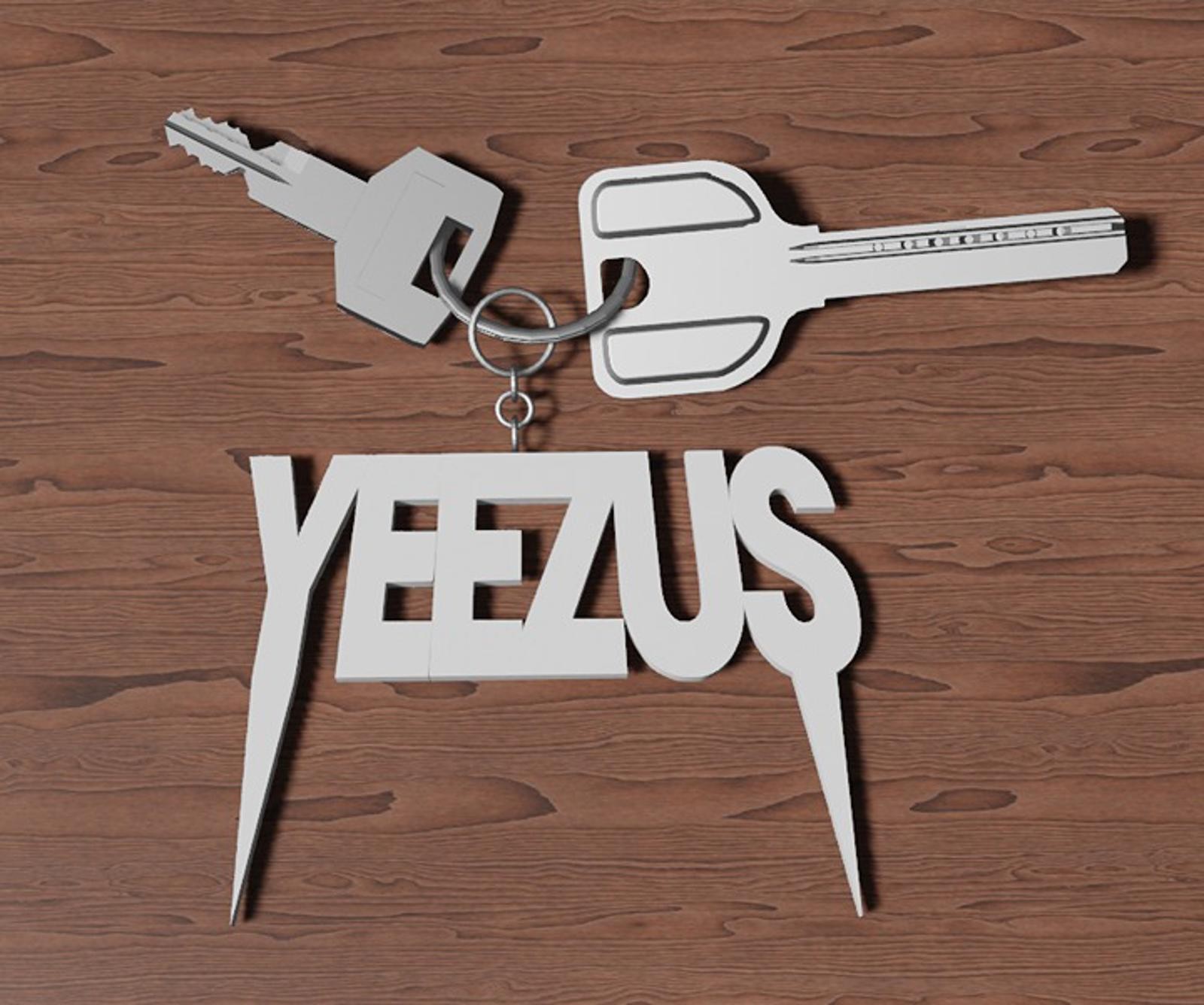 Yeezus Kanye West Yeezy Logo Keychain