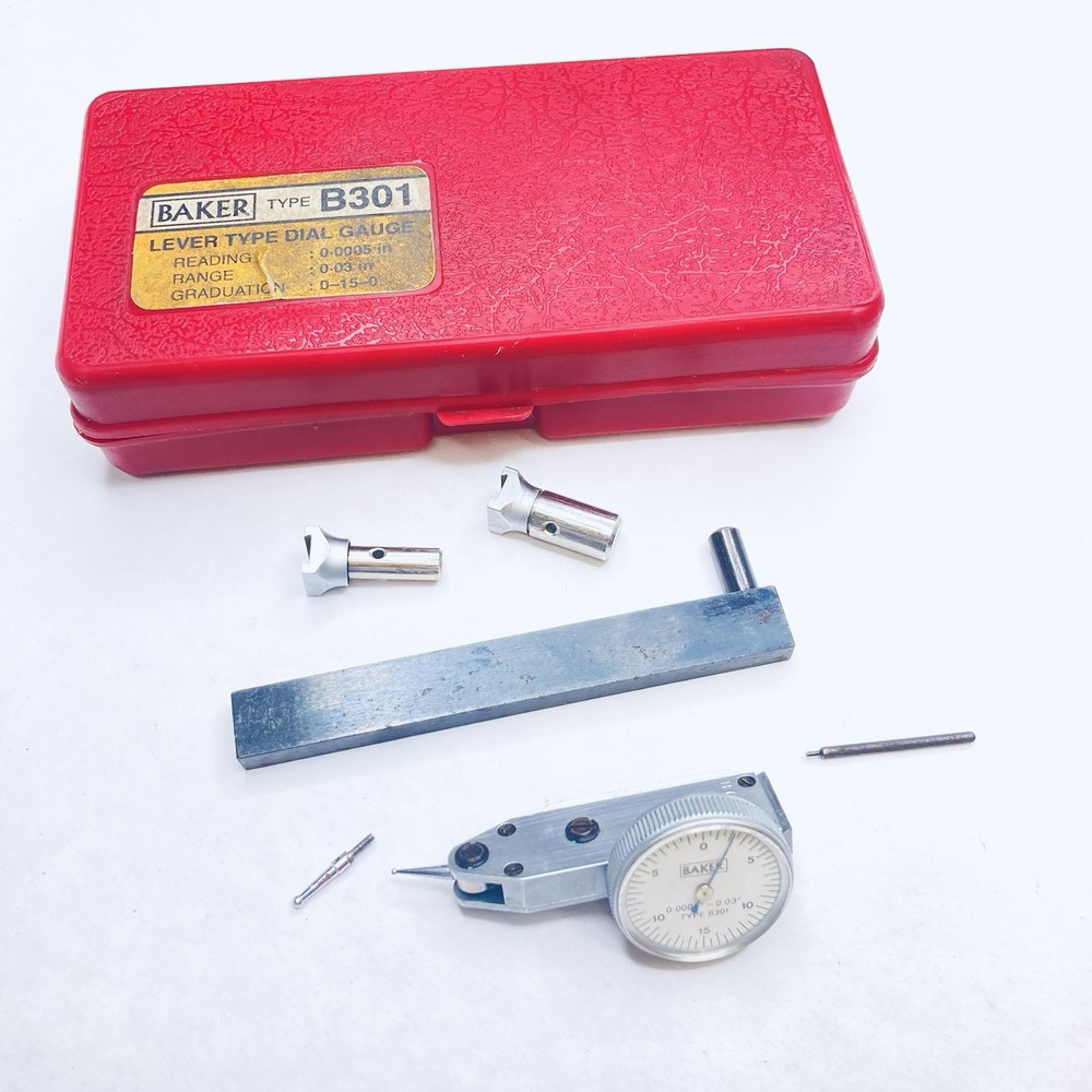 Precision Baker B301 Lever Dial Gauge Set 0.0005