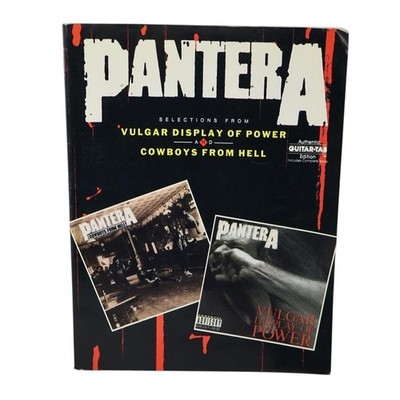 Pantera Guitar Songbook Vulgar Display of Power Cowboys from Hell 1993 TAB