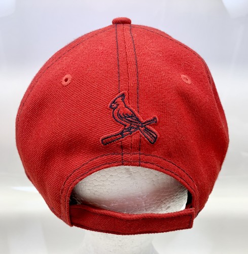 St Louis Cardinals Hat Mens New Era 9forty Embroidered Strapback Cap Red MLB - Picture 5 of 14