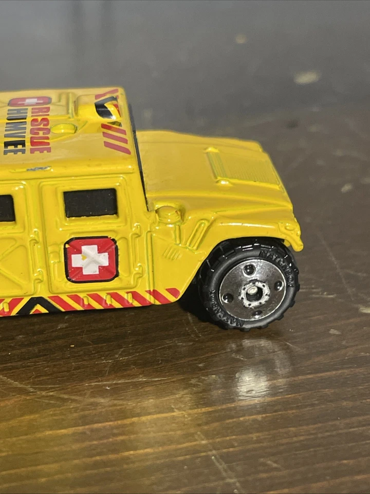 Retro 1994 Matchbox Rescue Humvee Hummer 1:70 - **Edición especial 2003** - Como nuevo Foto 4 de 4