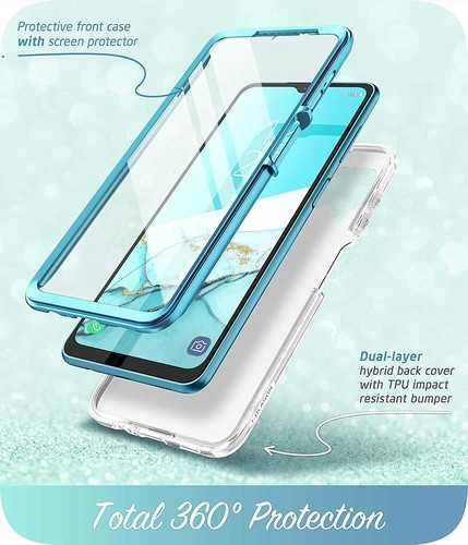 For Samsung Galaxy A12 i-Blason Cosmo Smooth Case With Protective Screen Cover - Picture 7 of 10