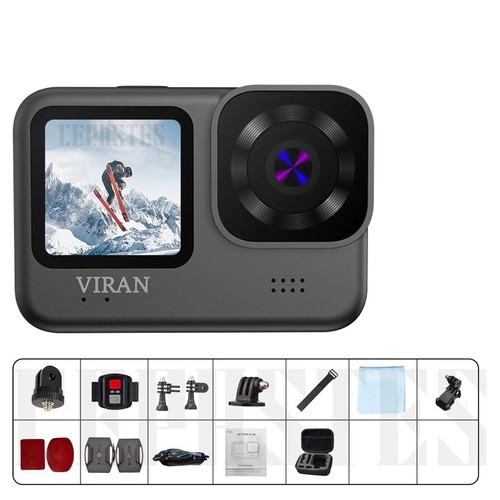 V9 Action camera 4k wifi waterproof IP68 MicroSD 128gb with Remote Control - Picture 6 of 13