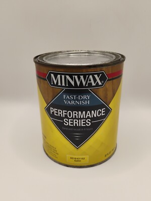 1 Qt Minwax Fast Dry Varnish Performance Series Satin