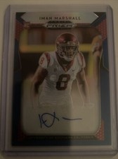 Iman Marshall Prizm Draft Picks Auto