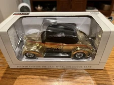 Limited Edition SpecCast Die Cast Metal Collector Bank Meineke 1937 Ford 