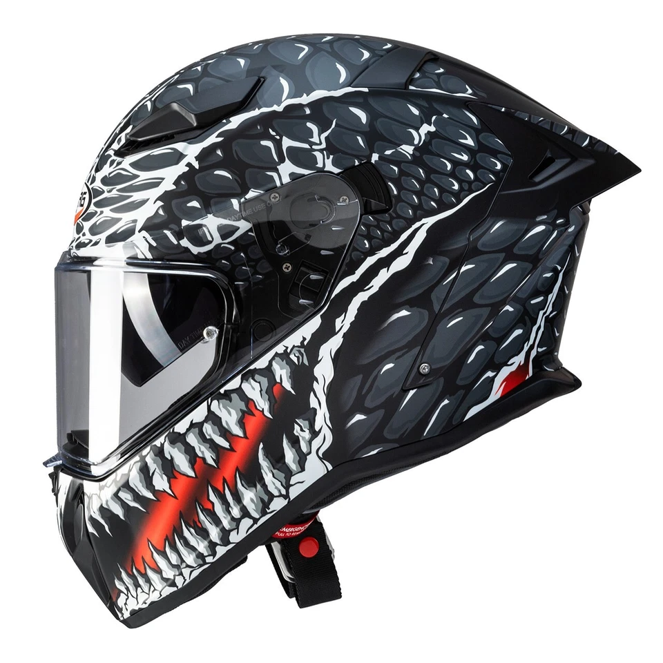 CASCO INTEGRALE CABERG DRIFT EVO II CROCK VENOM FIBRA DI VETRO CON CHIP NFC SOS - Immagine 3 di 4