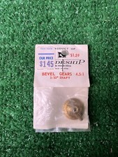 bevel gears 4.5:1 , 3/32” Shaft