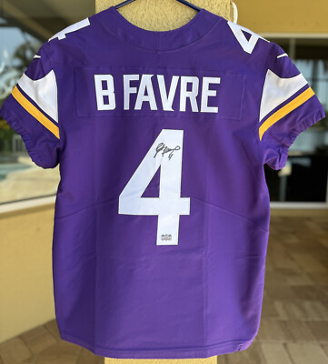 Purple Brett Favre Signed Vikings Jersey ?Brett Favre Signed