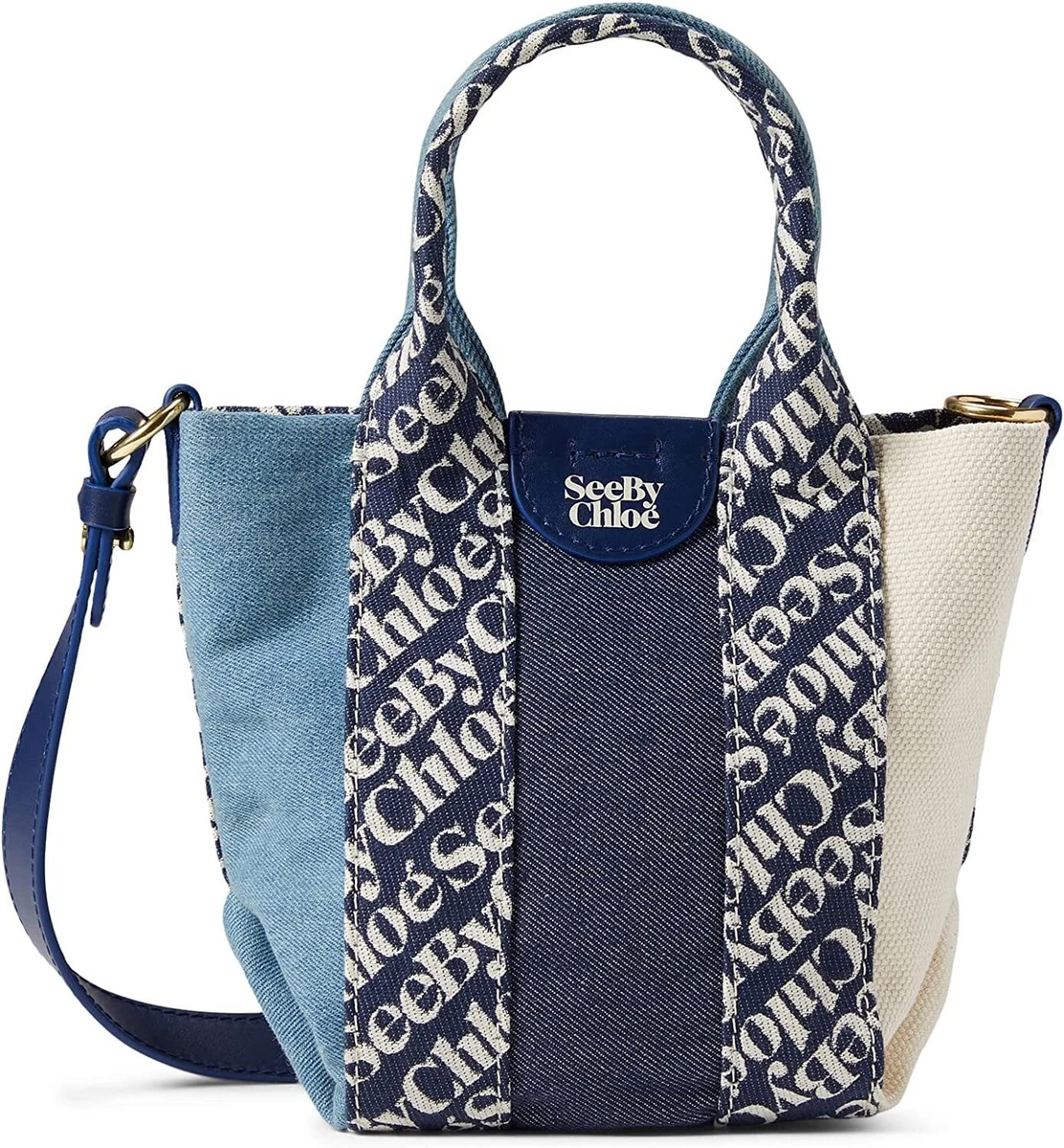 See by chloe denim deals tote