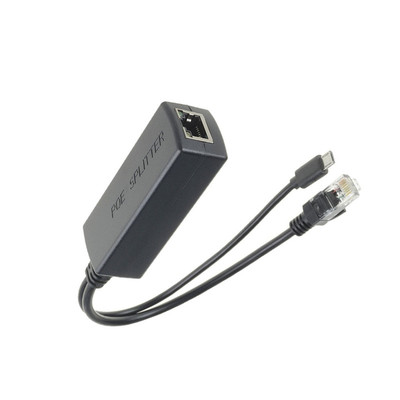 NEW Micro USB Active POE Splitter Power 48V to 5V 2.4A for Raspberry pi 3 Board