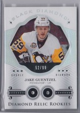 2016-17 Upper Deck Black Diamond Relic Rookie Gems Jake Guentzel RC 52/99 Tampa