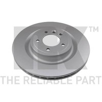 2X Bremsscheiben Hinten Ø350 Mm BelüFtet Beschichtet FüR Land Rover Range LW