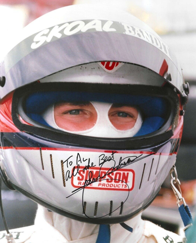 Autographed John Andretti CART IndyCar  Racing Photograph