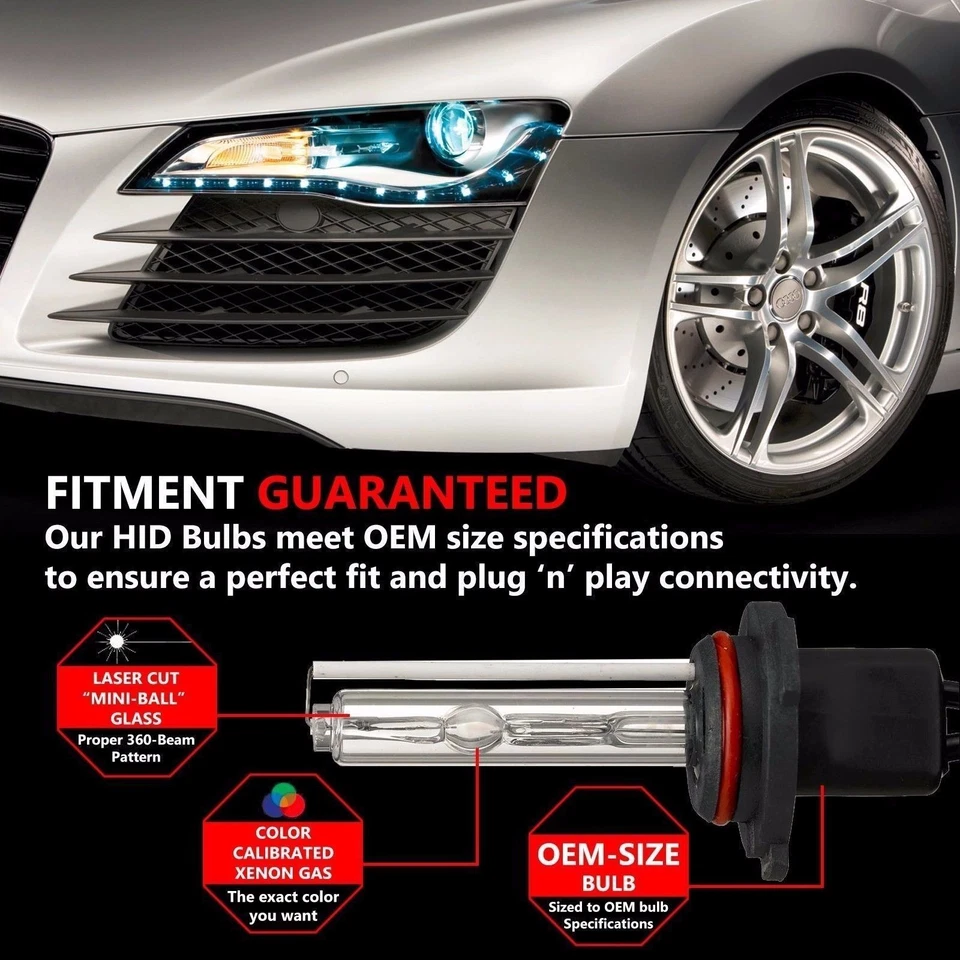 HID Kit Xenon Light H1 H3 H4 H7 H10 H11 H13 9004 9005 9006 9007 5202 Autovizion - Image 3 of 4