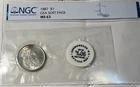 1887 GSA Softpack NGC MS63 Morgan Silver Dollar