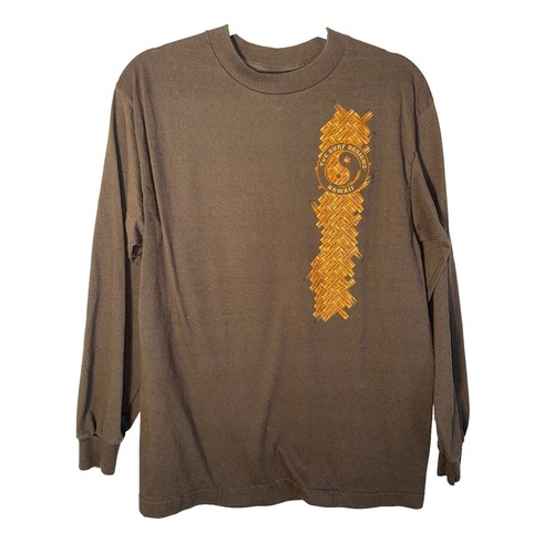 Patagonia Pataloha Long Sleeve Tee Shirt Haleiwa Hawaii Blue Size